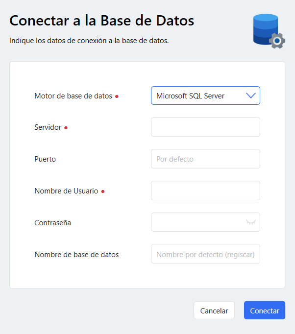 Conectar a la Base de datos